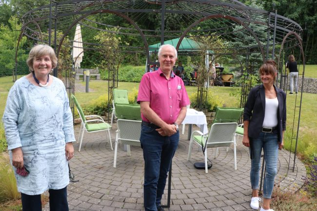 Jutta Rübke, Horst Mueller, Tanja Wolf (von links)